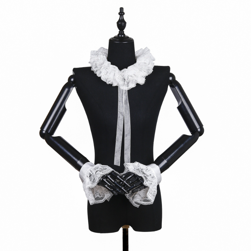 Necklaces - Vintage Lace Ruff Collar & Lace