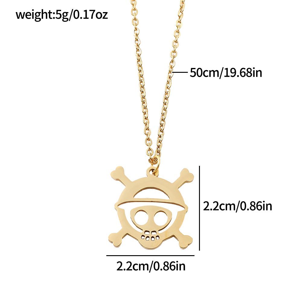 Anime Skull Alloy Hollow Penda - огляд і ціна Anime Pendant Necklace