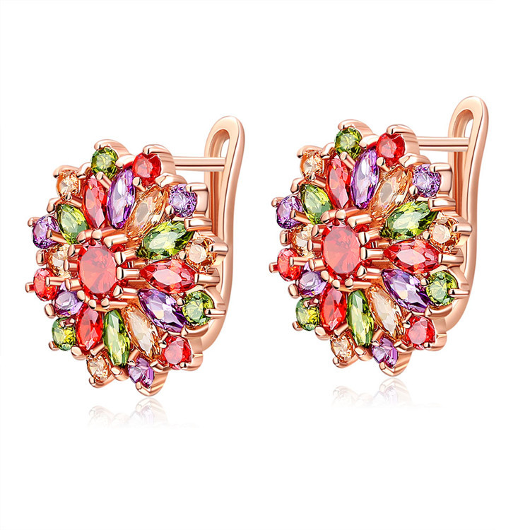 Natural Crystal Flower Earring - огляд і ціна Earrings