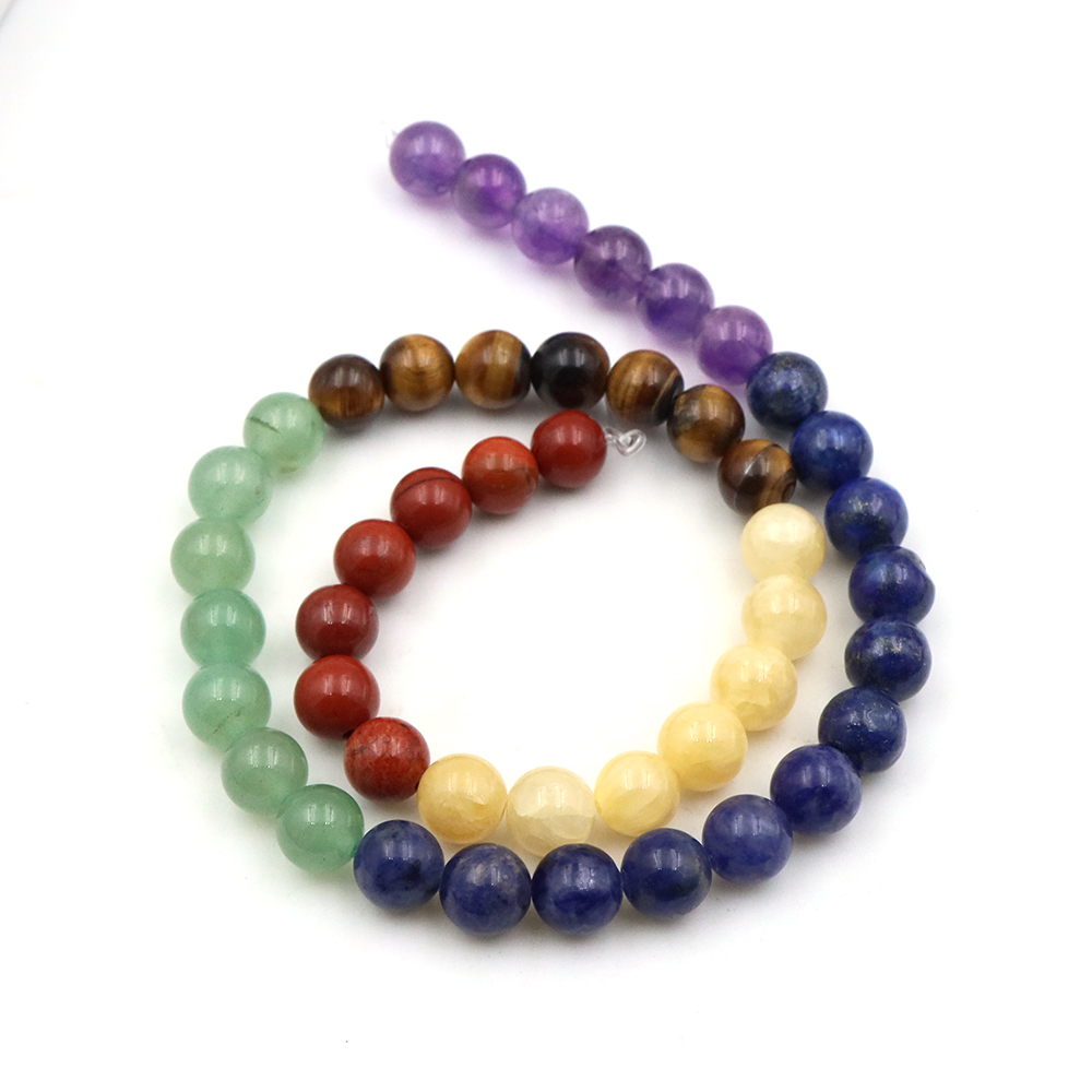 Natural 7 Chakra Crystal Beads - огляд і ціна Crystal Pendant Necklace Natural Stone