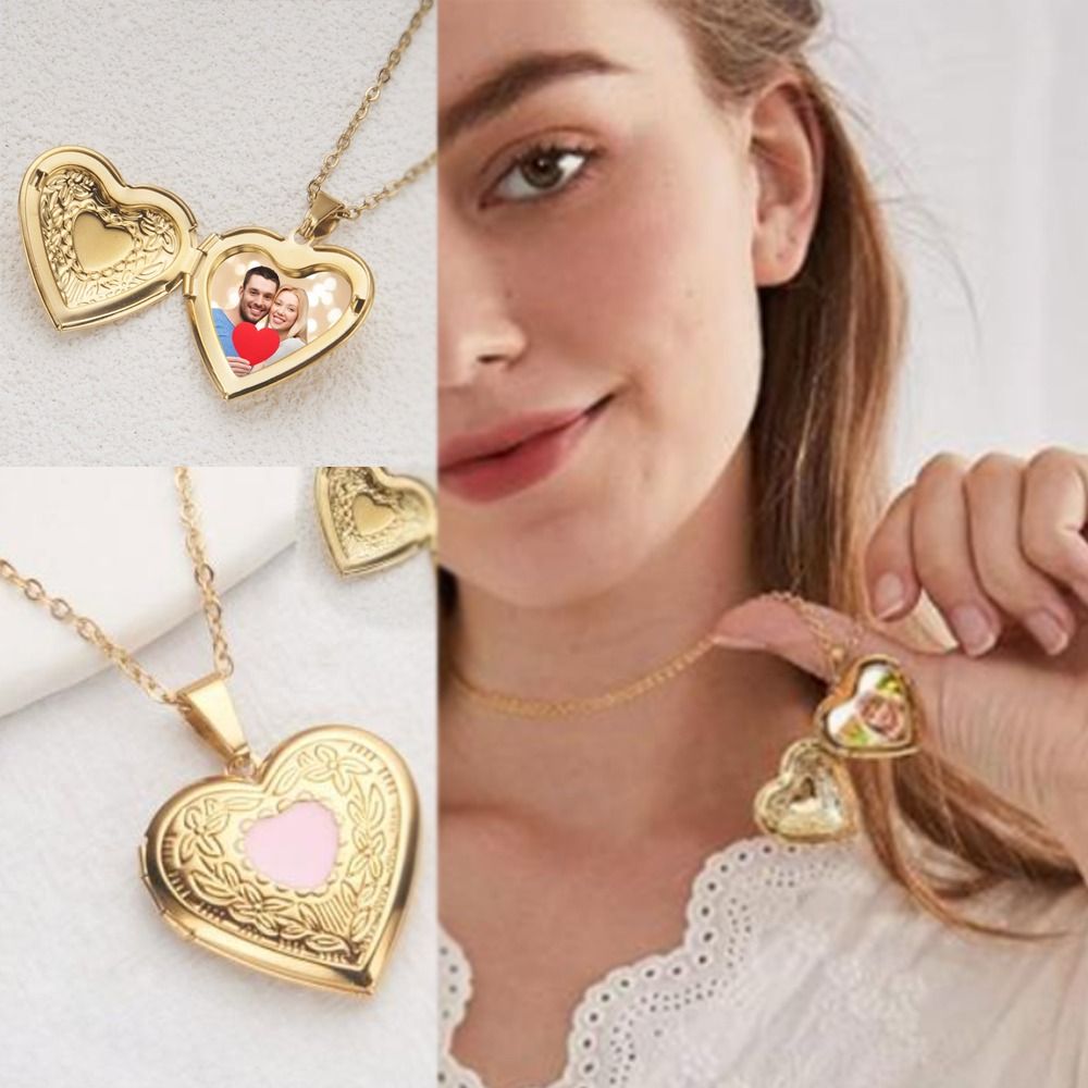 DIY Necklace Photo Picture Loc - огляд і ціна Heart Locket Necklace Photo
